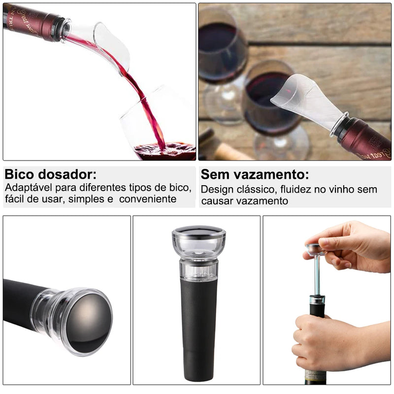 Abridores de Vinho Elétricos Automáticos, Saca-rolhas Portátil Automático, Abridor de Tampas, Adequado para Uso Doméstico, 1 Unidade.